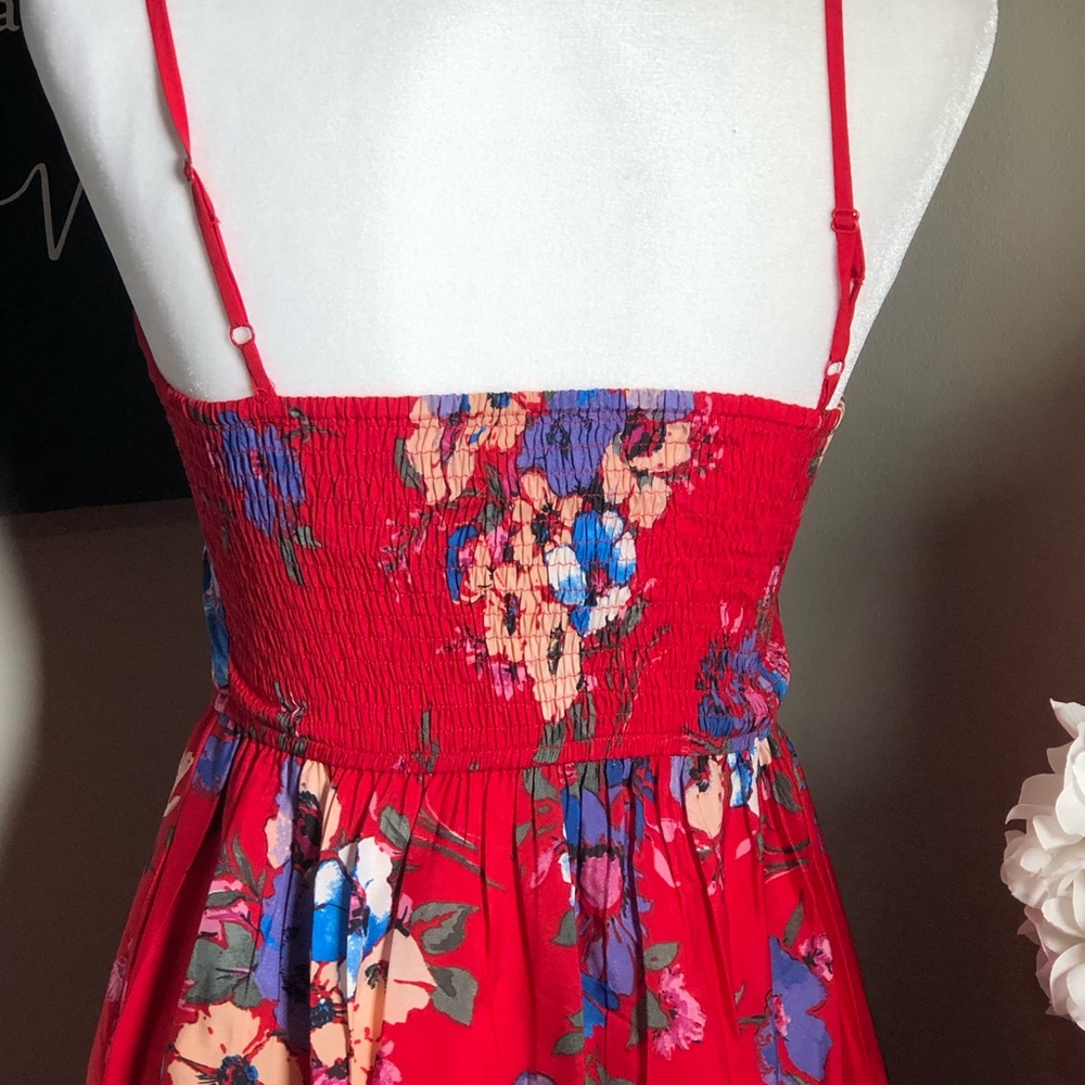 NWT Band of Gypsies Floral Corset Style Maxi Dress - Picture 6 of 8